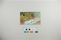 藏品(日治明信片：霧社埔里風光彩色明信片－埔里耶馬溪谷地（南烘溪牛洞峽谷）)的圖片